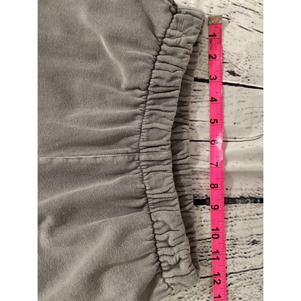 John Galt Grey Jogger Sweatpants High Waisted Fleece Lounge Pants One Size - Picture 4 of 4